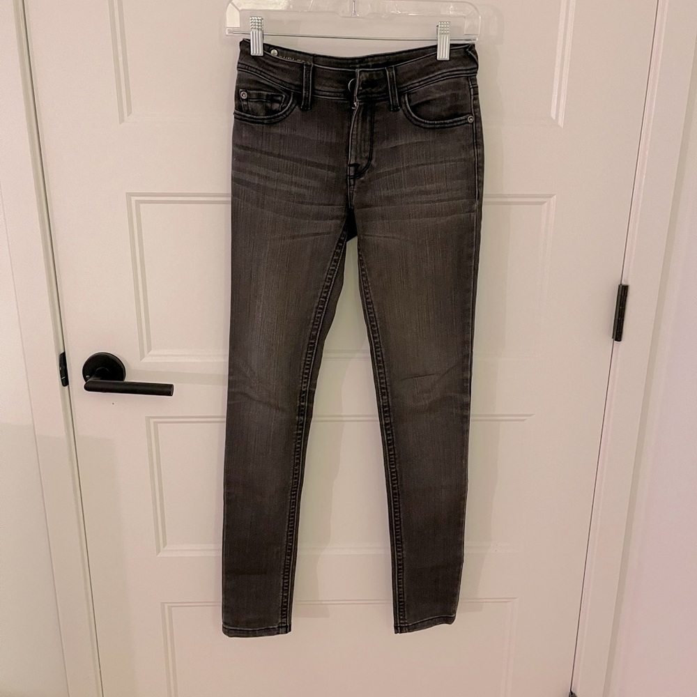 DL1961 Amanda skinny in dark grey size 24